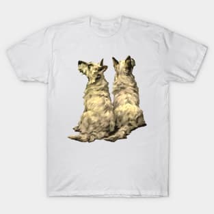 West Highland White Terrier two puppies WESTIE T-Shirt